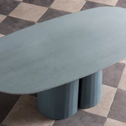 Tavolino ovale Fusto Ultramarine II