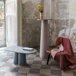 Tavolino ovale Fusto Ultramarine II