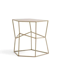 Tavolino piccolo in ferro colore Cappuccino