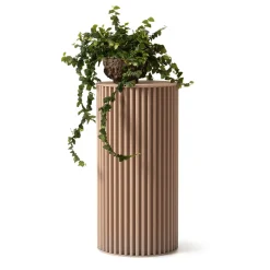 Tavolino Rotondo In Alluminio Corkcrete Tortora #3