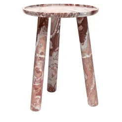 Tavolino rotondo in pietra 42 di Ludovica e Roberto Palomba