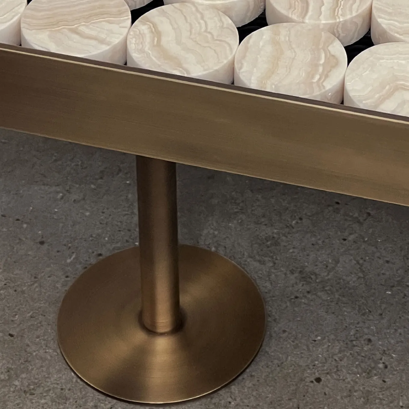 Tavolino Sofia Onice Tigrato