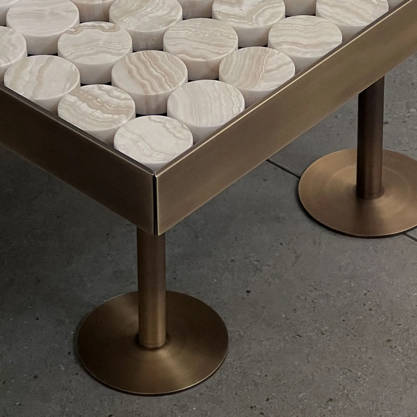 Tavolino Sofia Onice Tigrato