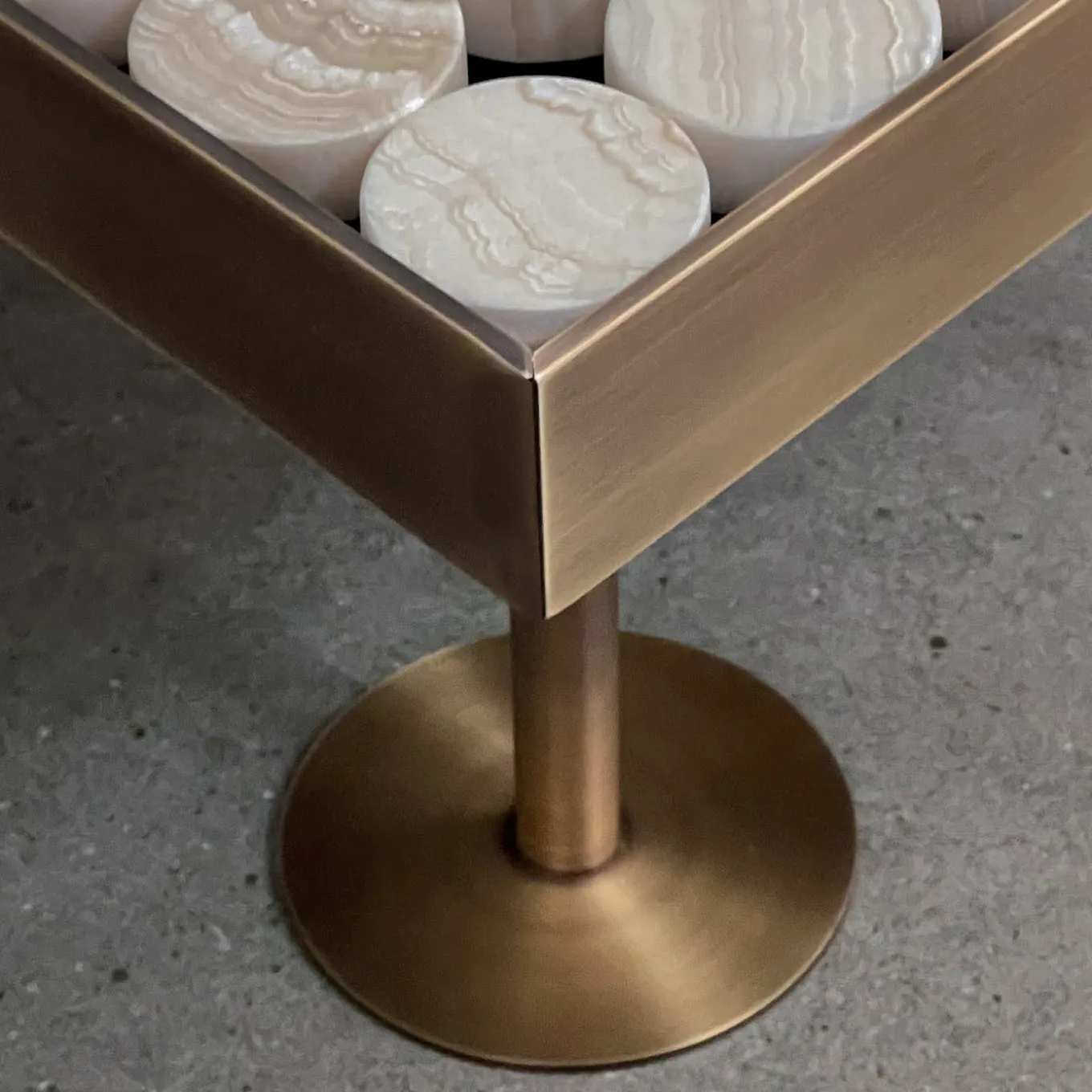 Tavolino Sofia Onice Tigrato