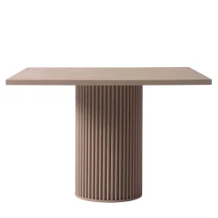 Tavolo Bistro In Alluminio Corkcrete Tortora