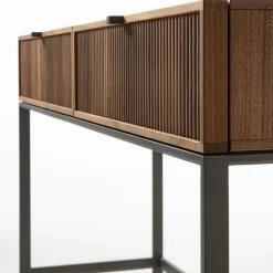 Tavolo consolle in legno di noce Melody Canaletto