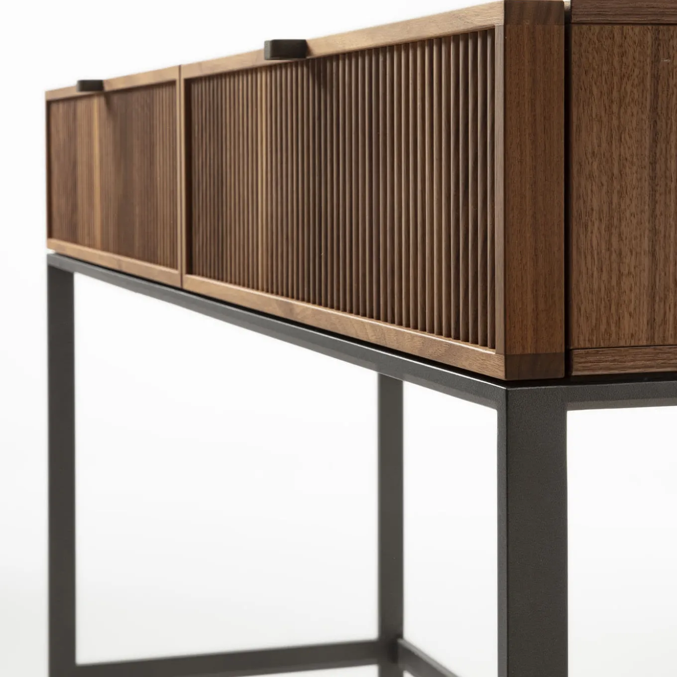 Tavolo consolle in legno di noce Melody Canaletto