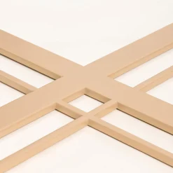 Tavolo da bistrot Intersection bianco e champagne