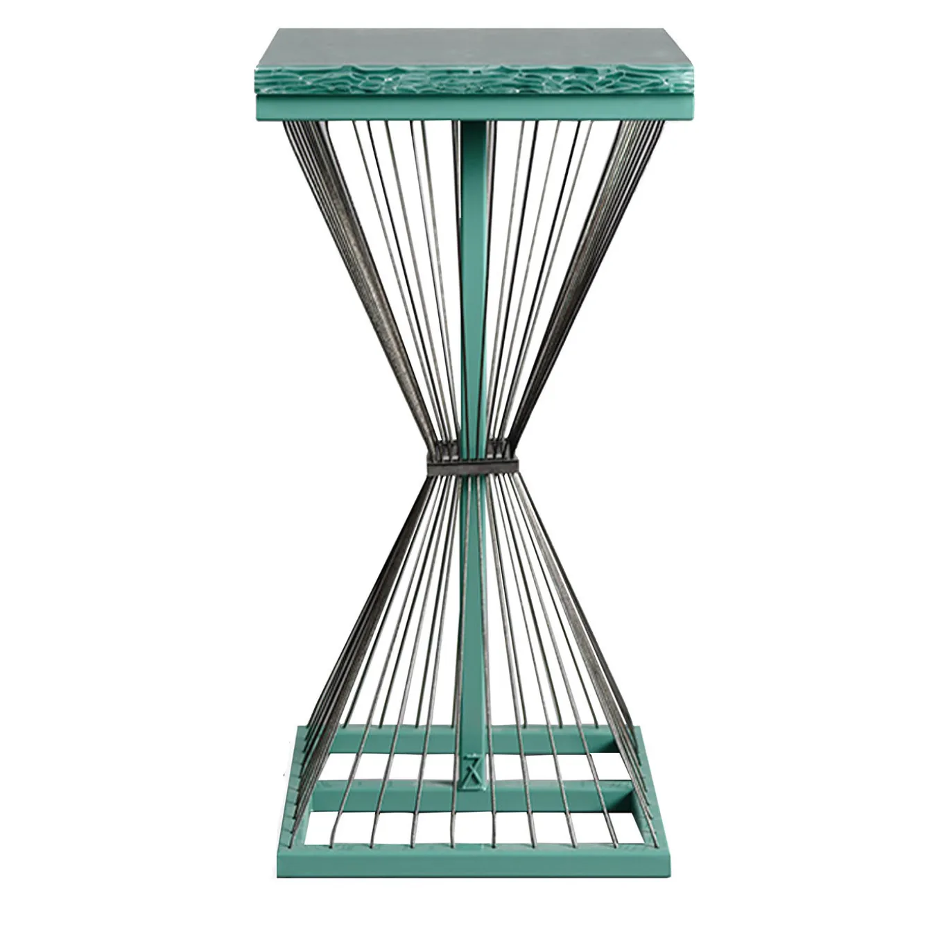 Tavolo da cocktail quadrato Aegis di Ziad Alonaizy