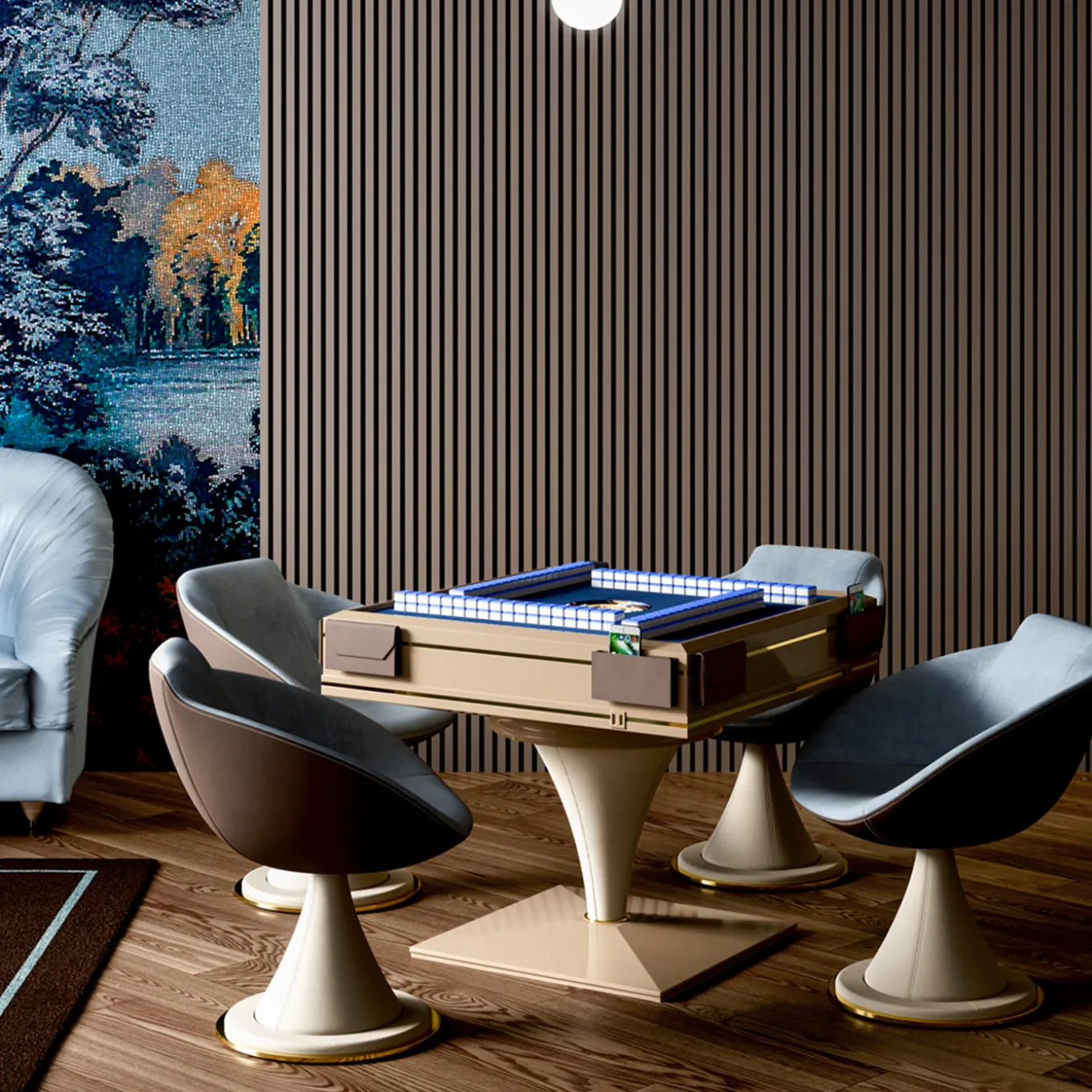 Tavolo da mahjong automatico Posh Deluxe