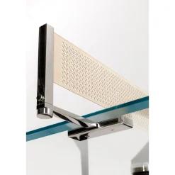 Tavolo da ping pong e da pranzo Effetto 71 in legno Wenge e piano in vetro