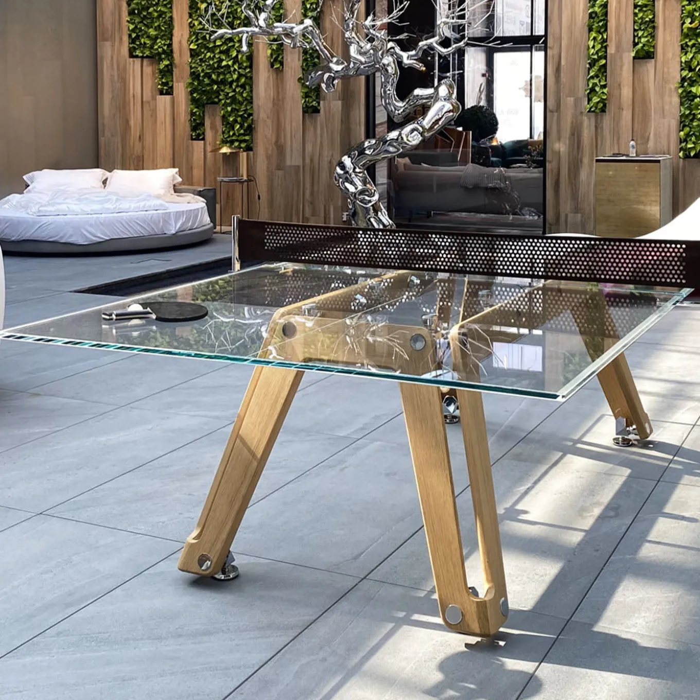 Tavolo da ping-pong Lungolinea Wood Edition