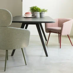 Tavolo da pranzo Aky Met Nero