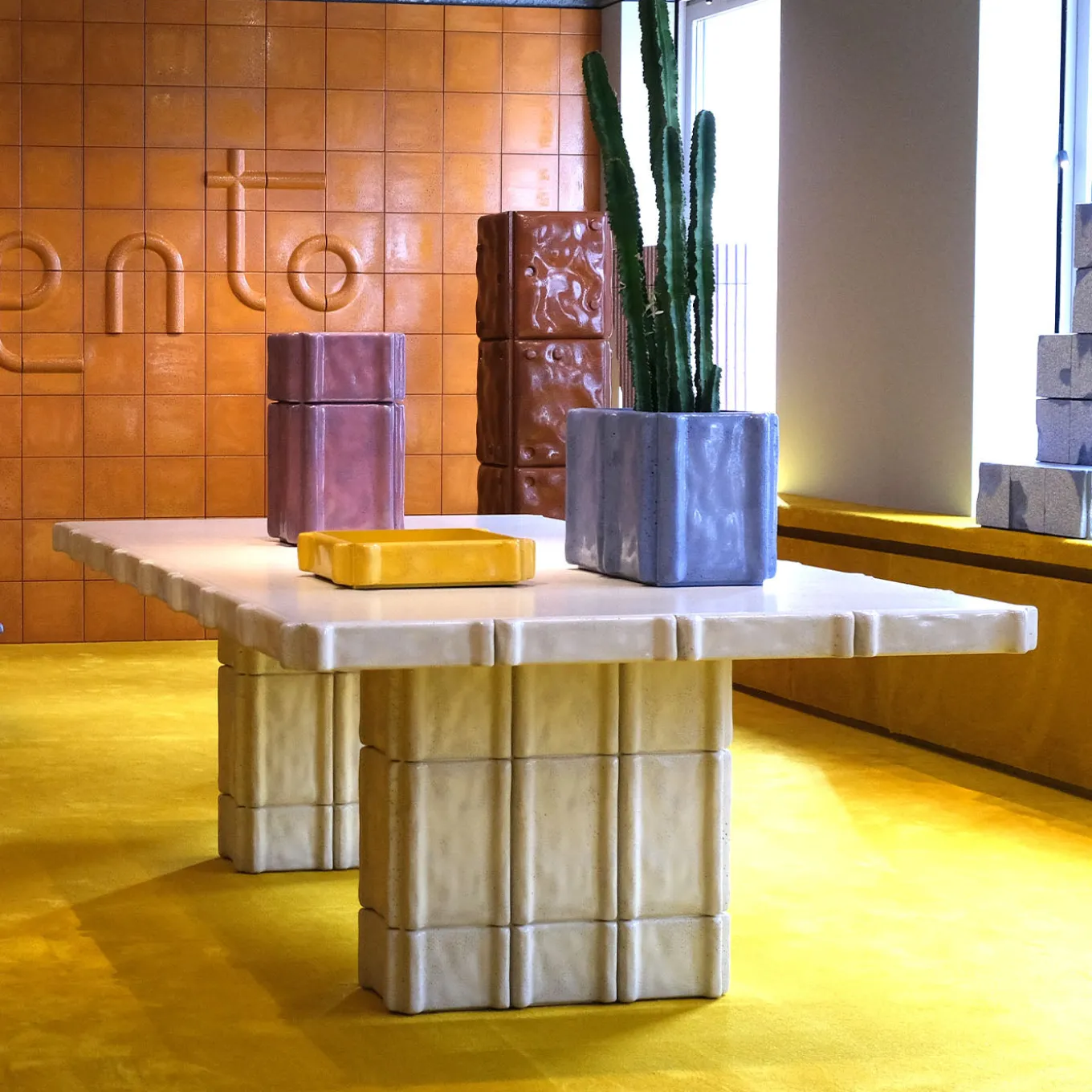 Tavolo da Pranzo Bianco Riva di Patricia Urquiola