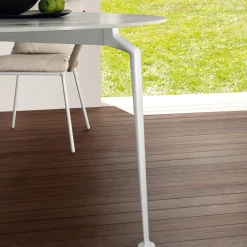 Tavolo da pranzo Cruise Alu White di Ludovica & Roberto Palomba