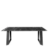 Tavolo da pranzo Domino Nero Marquinia