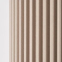 Tavolo Da Pranzo In Alluminio Corkcrete Beige