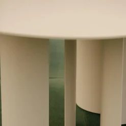 Tavolo da Pranzo India Sasso Giallo Chiaro in Metallo per Interni ed Esterni