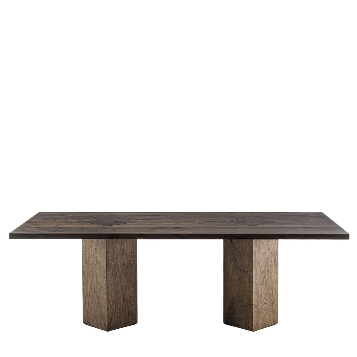 Tavolo da pranzo Junior B in legno massello di noce