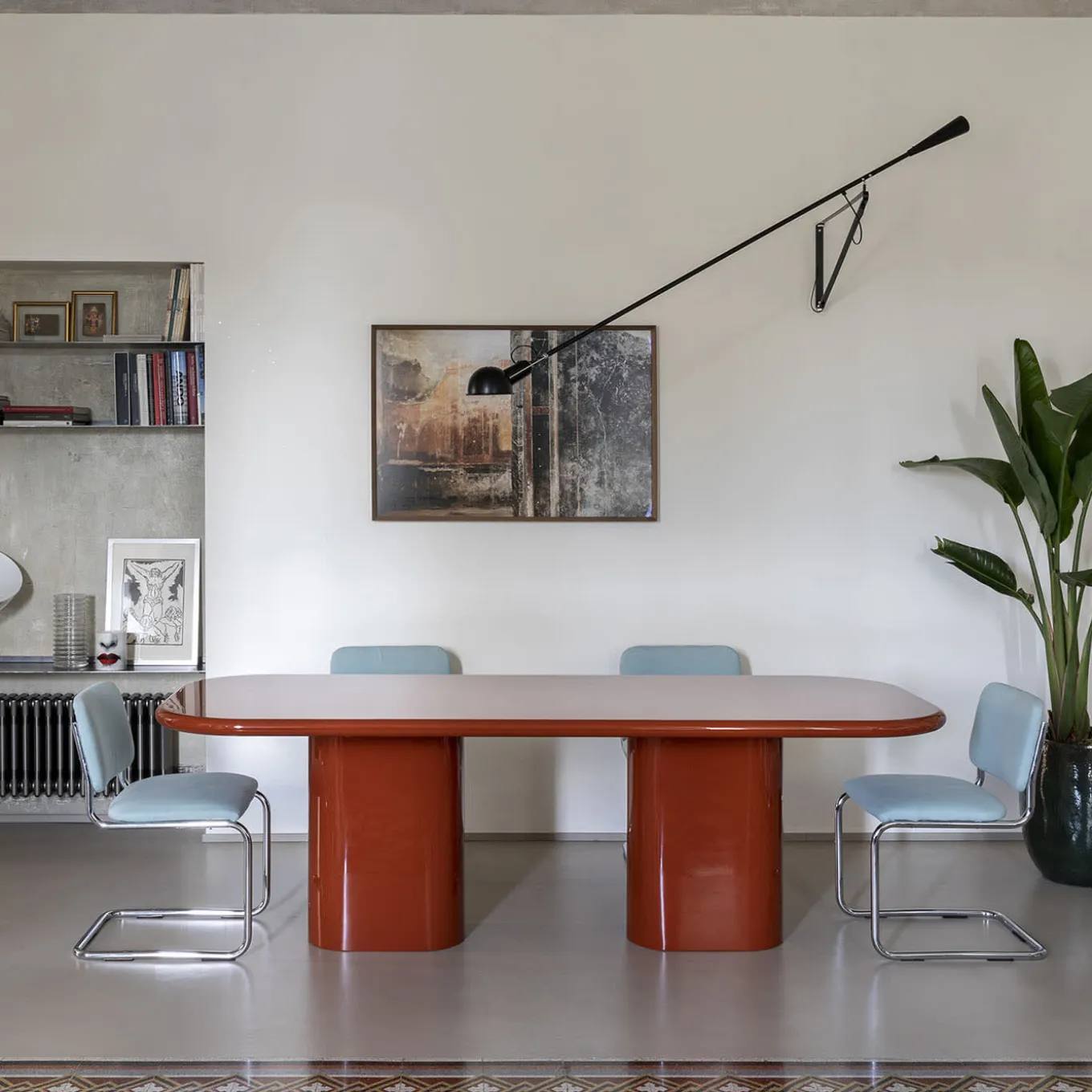 Tavolo da pranzo Pranzo Rosso