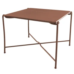 Tavolo da pranzo quadrato Corda in ferro per esterni