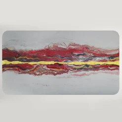 Tavolo da pranzo rettangolare in legno policromo Vitae