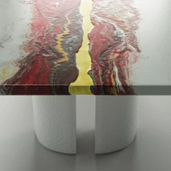 Tavolo da pranzo rettangolare in legno policromo Vitae