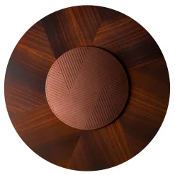 Tavolo da pranzo rotondo in legno