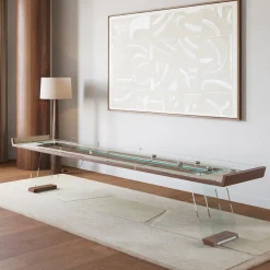 Tavolo da Shuffleboard Scivolo in legno da 12 piedi