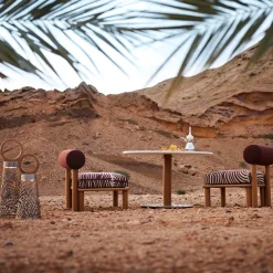 Tavolo da tè bianco sporco Ghaf di Lorenza Bozzoli