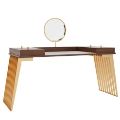 Tavolo da toilette Hamptons in metallo di Giannella Ventura