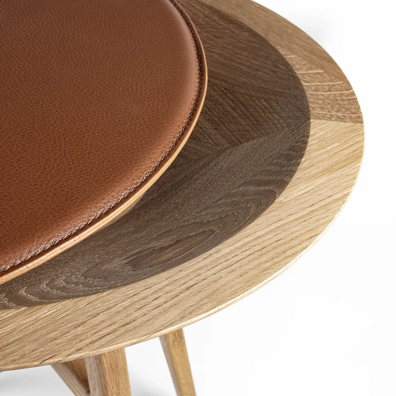 Tavolo d'accento Joker Round Brown