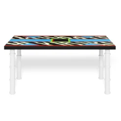 Tavolo Madras di Nathalie Du Pasquier - Memphis Milano