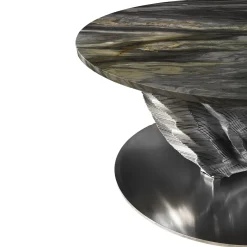 Tavolo Meteorite N°2 Calacatta Cielo di Giò Pozzi