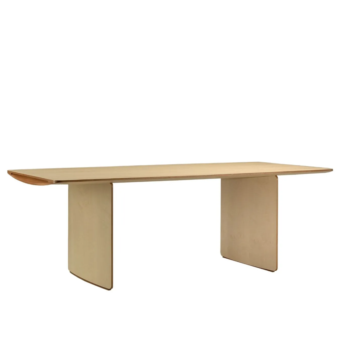 Tavolo rettangolare Aero in legno d'acero di Franco Poli