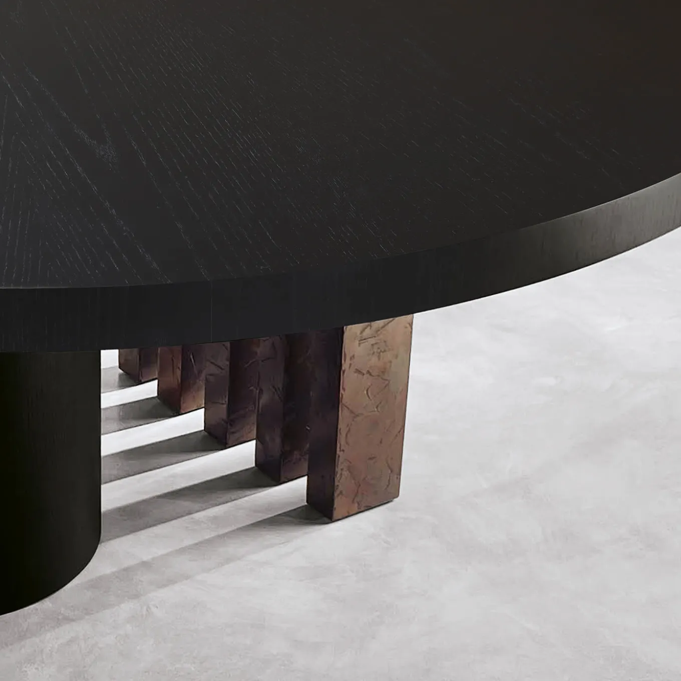 Tavolo rotondo Ozark di Dainelli Studio