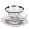 TAZZA CAPUCCINO PAVONE - ARGENTO #3