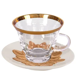 TAZZA CAPUCCINO PAVONE - ORO
