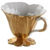 Tazza con fiore d'oro
