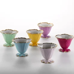 Tazza con fiore turchese
