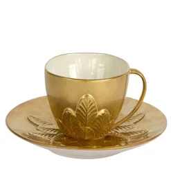 TAZZA DA CAFFÈ PAVONE - ORO