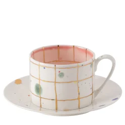 Tazza da tè e piattino dritti Palm Beach #2