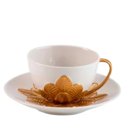 TAZZA DA TÈ PAVONE - ORO