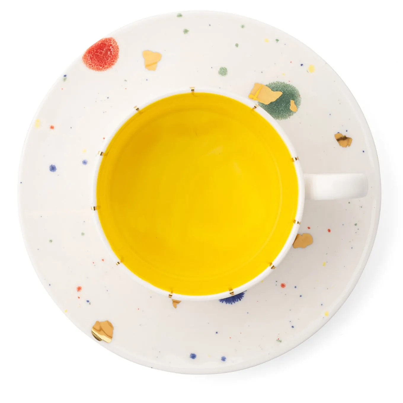 Tazza e piattino quadrati Napoli #2