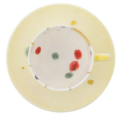 Tazza e piattino quadrato Napoli #1