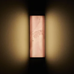 Tech Short in onice rosa e ottone satinato