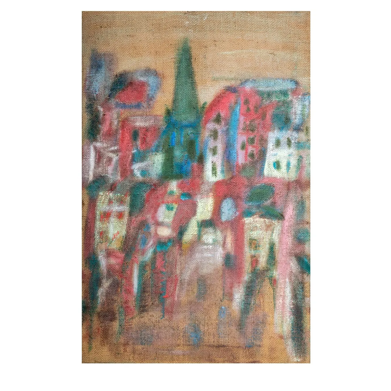 Terra Bianca e Terra Rossa Dipinto Figurativo