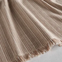 Terramadre Narciso Coperta di cashmere beige