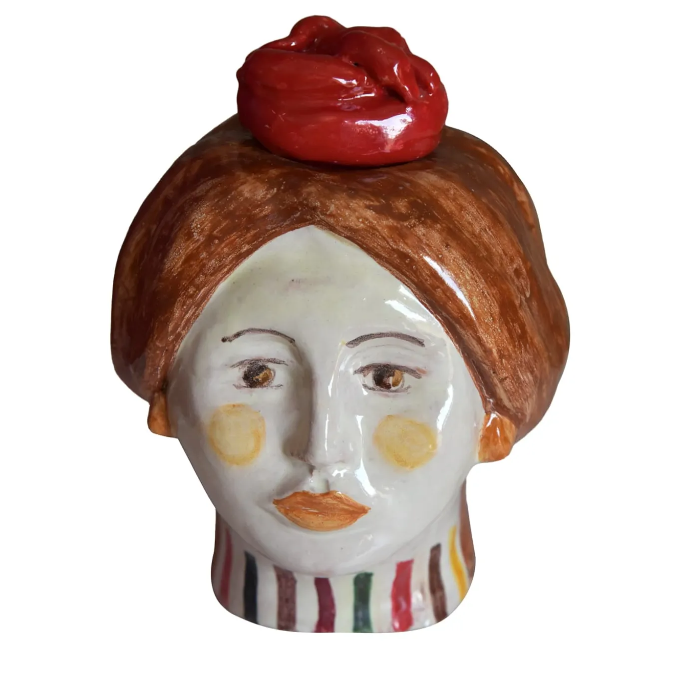 Testa di moro policroma moderna Peperina