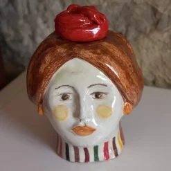 Testa di moro policroma moderna Peperina